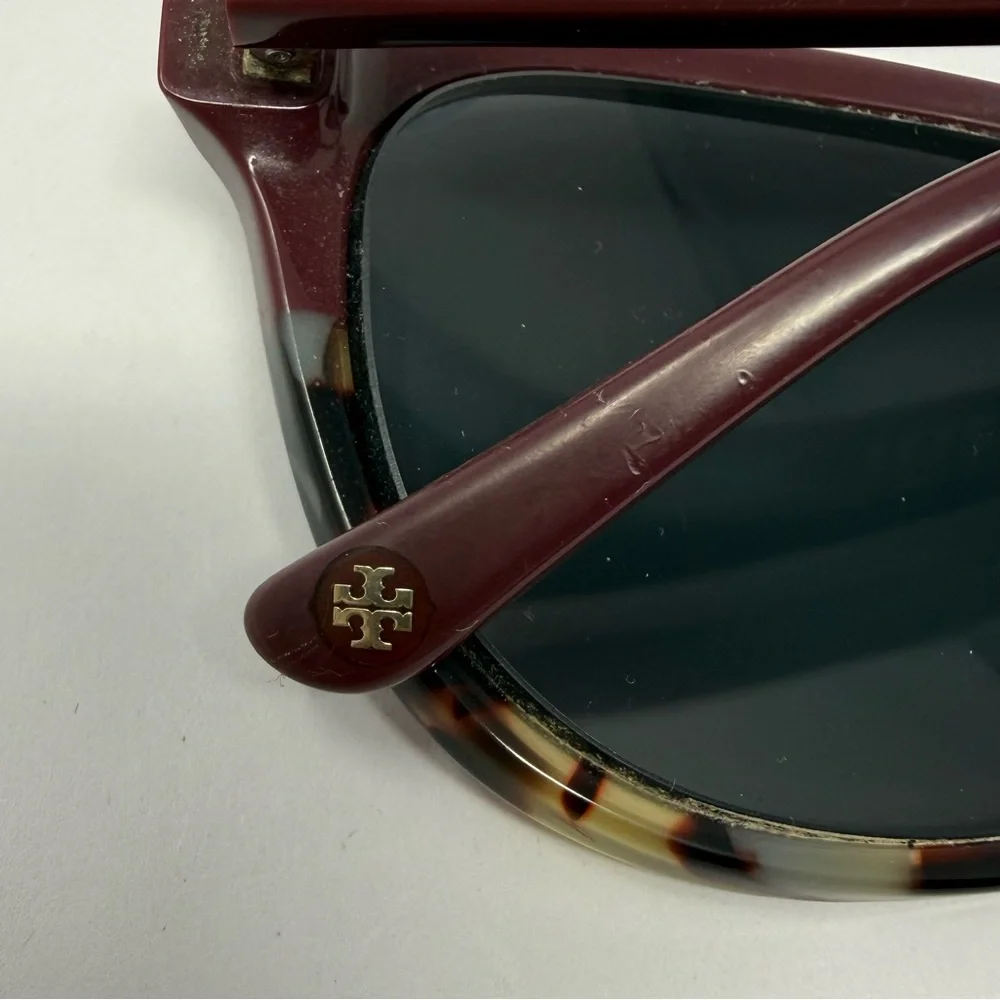 Tory Burch Burgundy & Tortoise Shell TY7131 Style Sunglasses